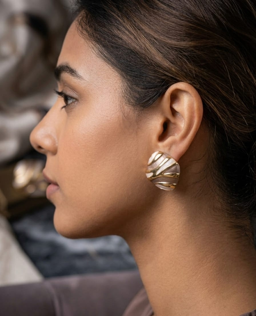 The Solstice wave western earrings by Jalparee
