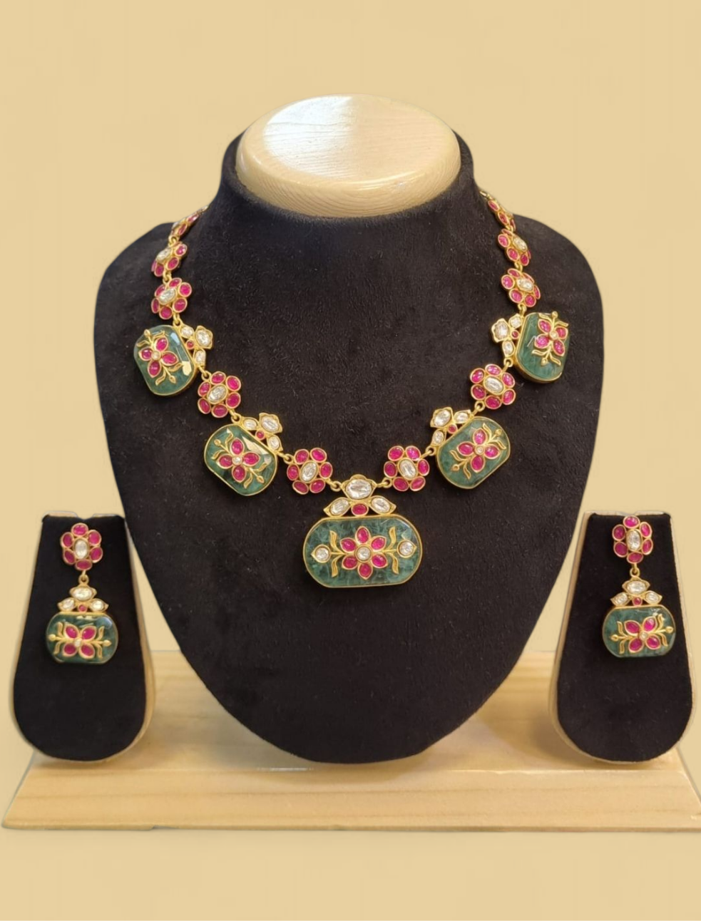 Fluorite Floral Necklace