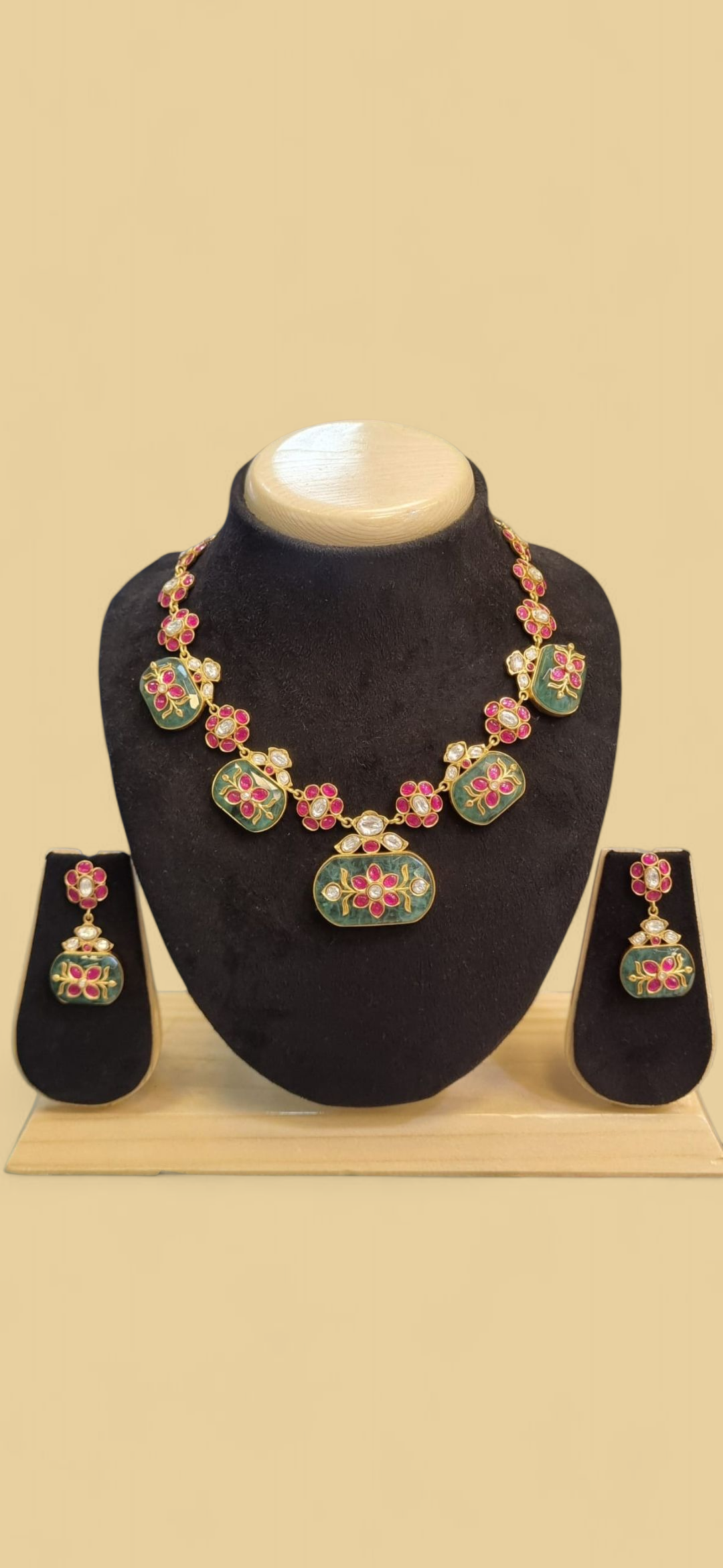 Fluorite Floral Necklace