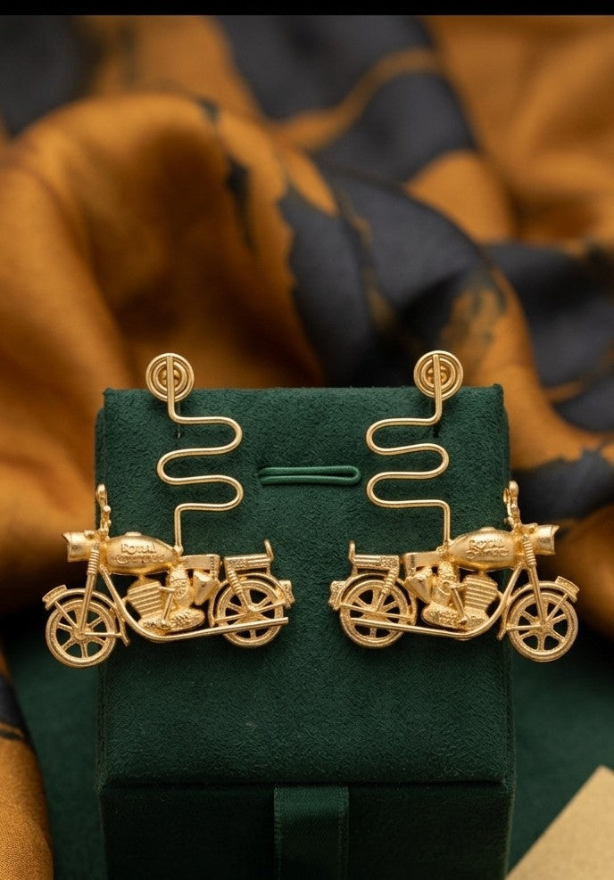 Jalparee Classic Cruiser Inspired Statement Earrings