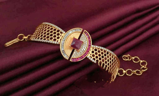 Elegant Ruby AD Bracelet