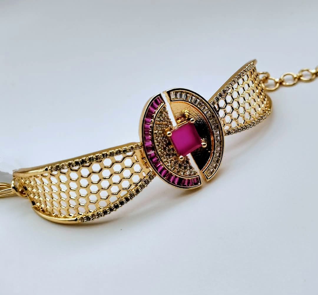 Elegant Ruby AD Bracelet