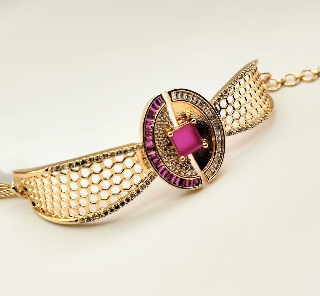 Elegant Ruby AD Bracelet